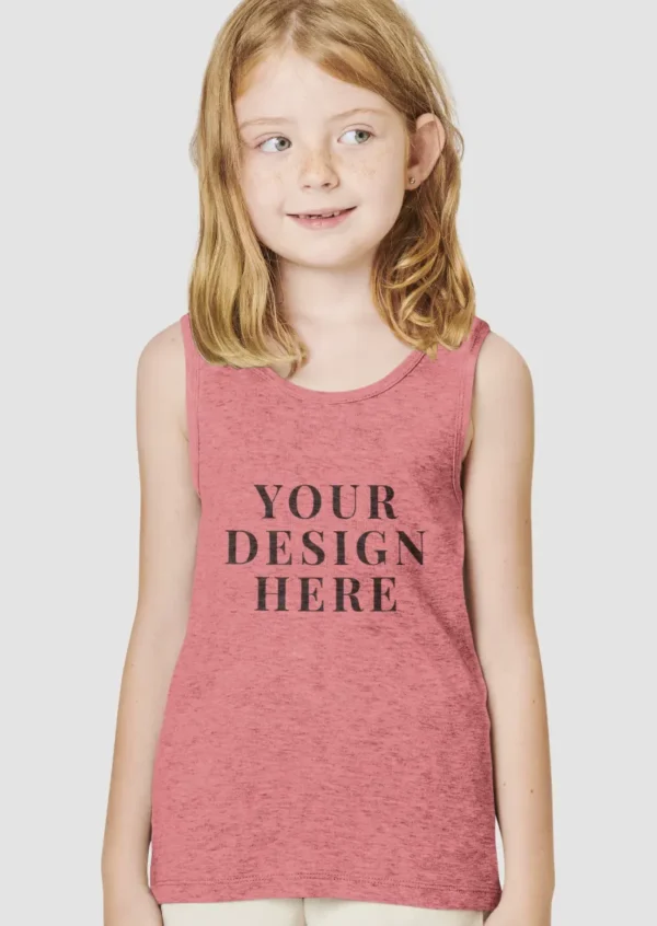 Girls sleevless t-shirt - Image 4